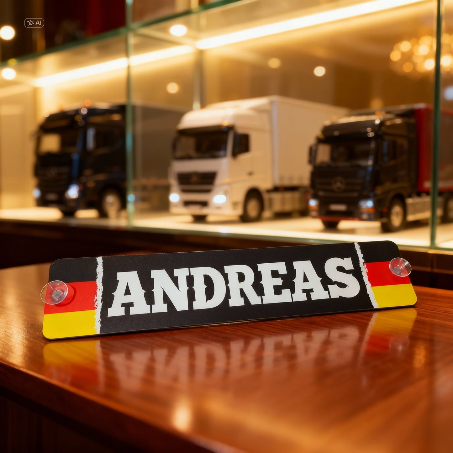 LKW Namensschild - Personalisiert mit deinem individuellen Wunschmotiv