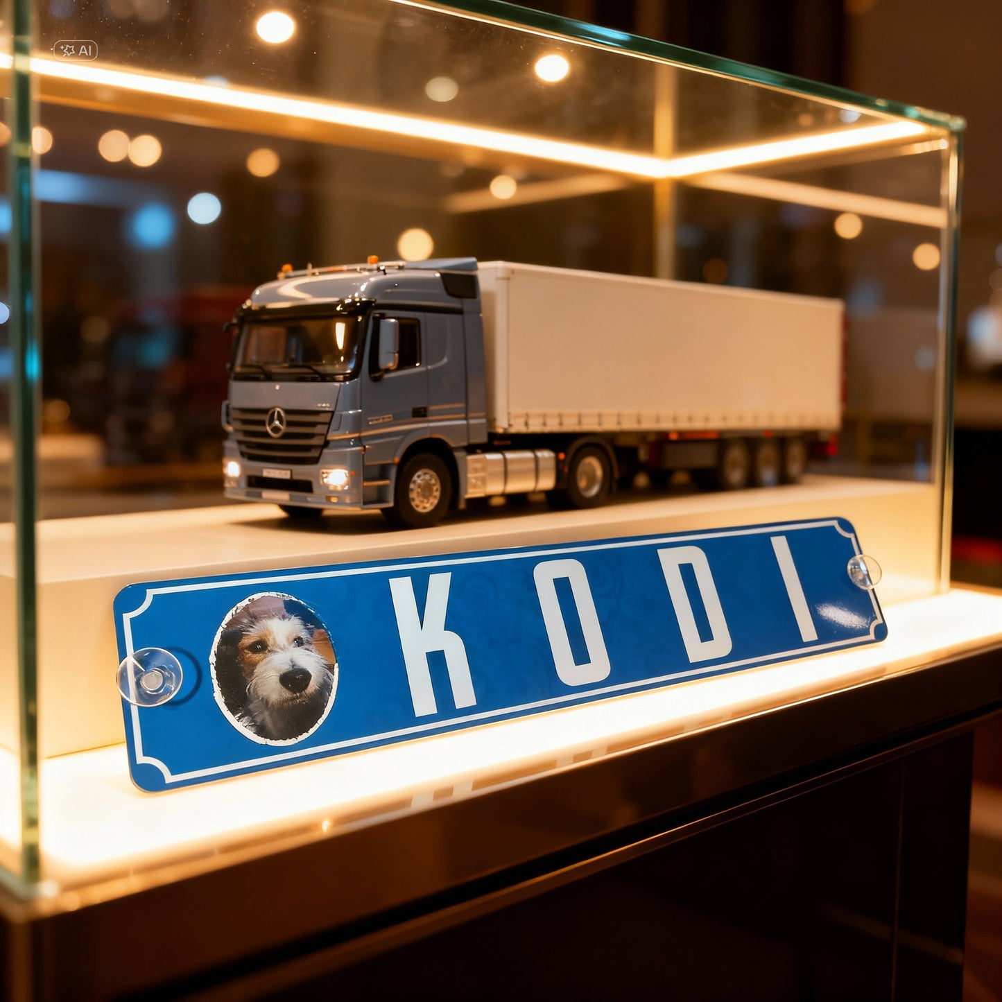 LKW Namensschild - Personalisiert mit deinem individuellen Wunschmotiv