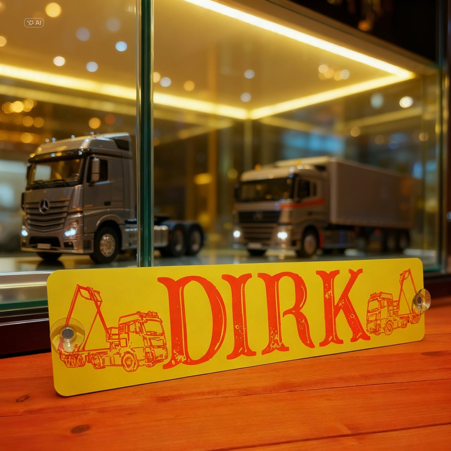 Kipper - LKW Namensschild mit deinem Namen