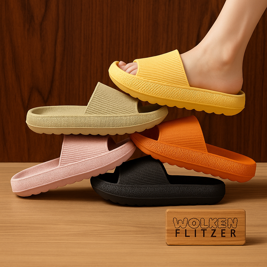 Wolkenflitzer - Gehen wie auf Wolken wird mit diesen Schlappen möglich