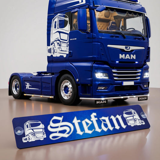 LKW Namensschild mit deinem Namen