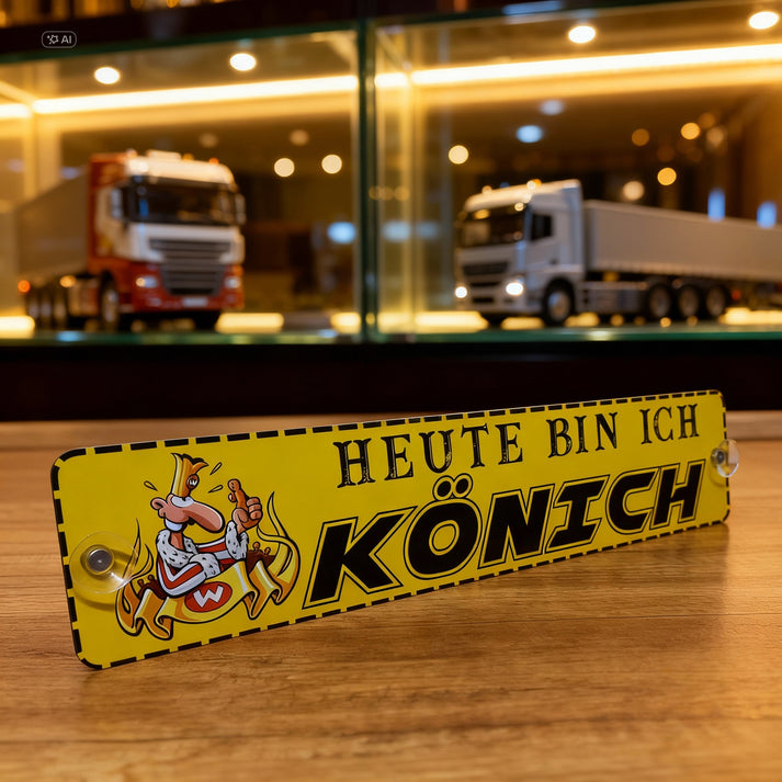 LKW Namensschild personalisiert mit Wunschmotiv