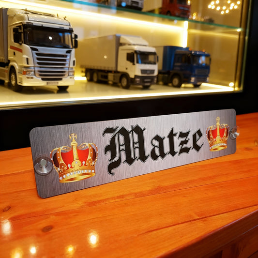 LKW Namensschild - Personalisiert mit deinem individuellen Wunschmotiv