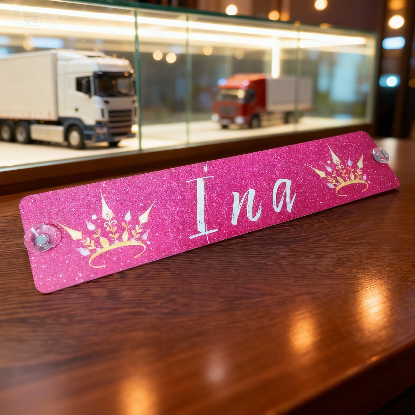 LKW Namensschild - Personalisiert mit deinem individuellen Wunschmotiv