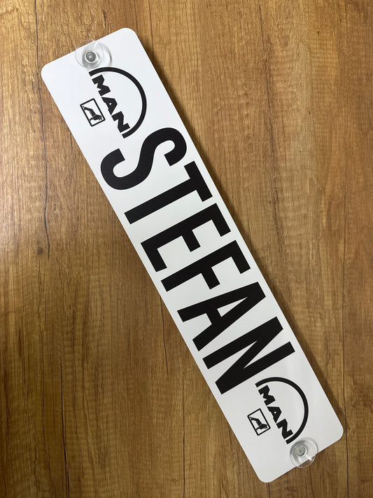 LKW-Namensschild "Stefan" – B-Ware zum Sonderpreis