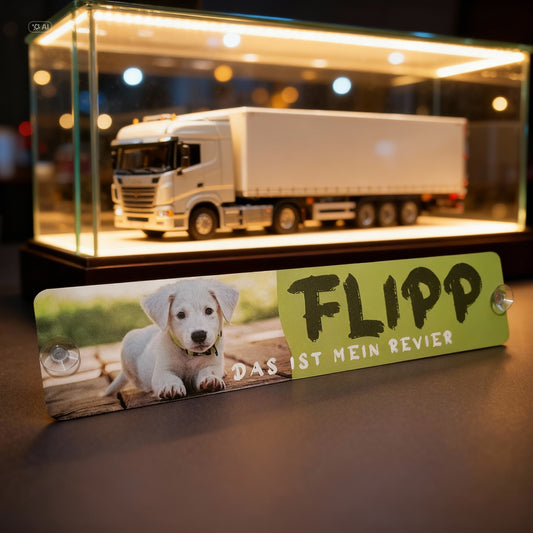 Namensschild HUND - LKW Namensschild für deinen Hund