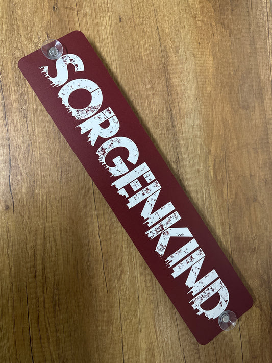 LKW-Namensschild "Sorgenkind" – B-Ware zum Sonderpreis