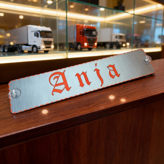 LKW Namensschild - Personalisiert mit deinem individuellen Wunschmotiv