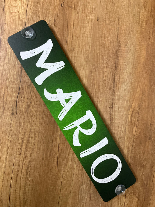 LKW-Namensschild "Mario" – B-Ware zum Sonderpreis