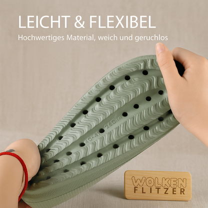 Wolkenflitzer - Gehen wie auf Wolken wird mit diesen Schlappen möglich