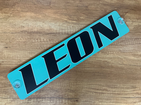 LKW-Namensschild "Leon" – B-Ware zum Sonderpreis