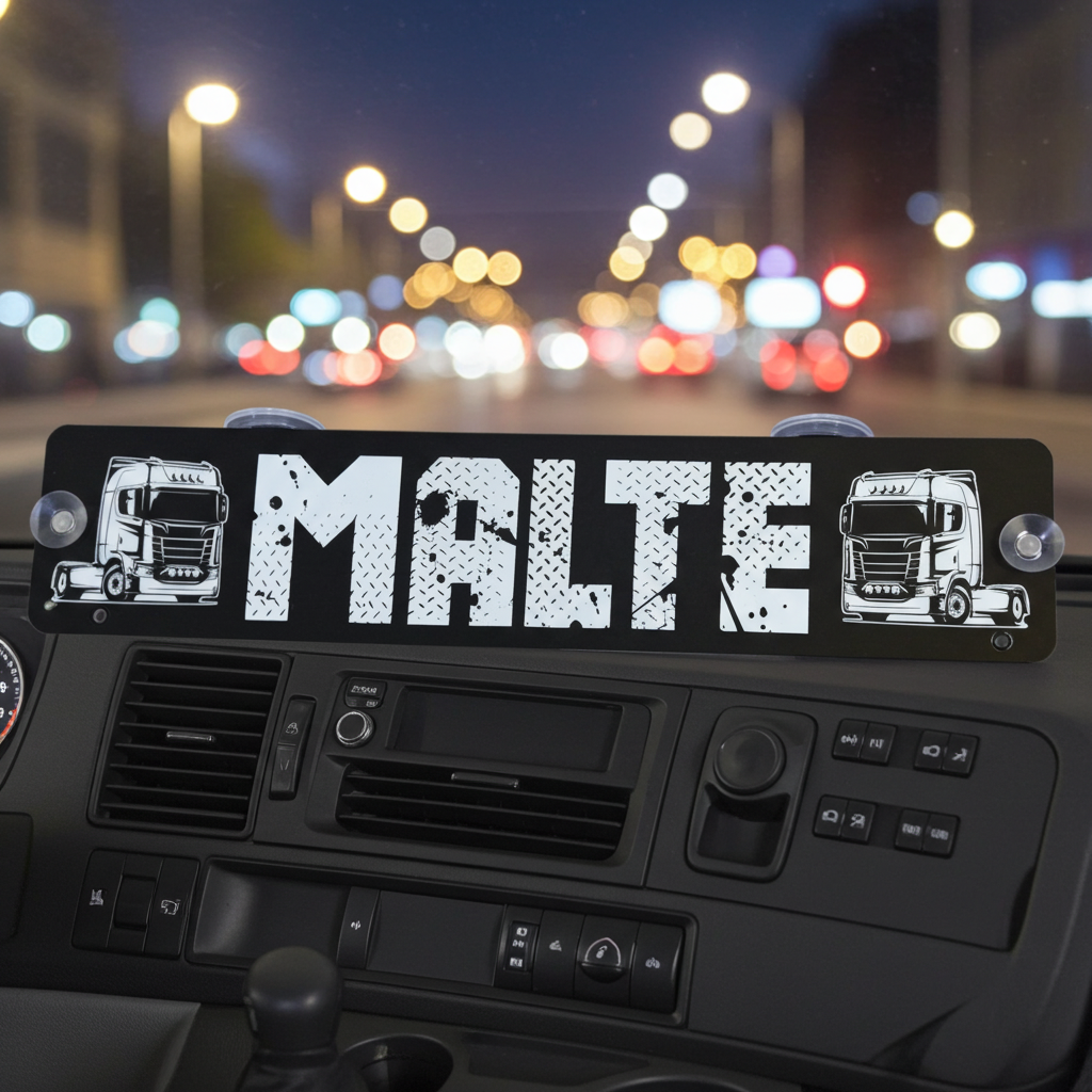 LKW-Namensschild "Malte" – B-Ware zum Sonderpreis