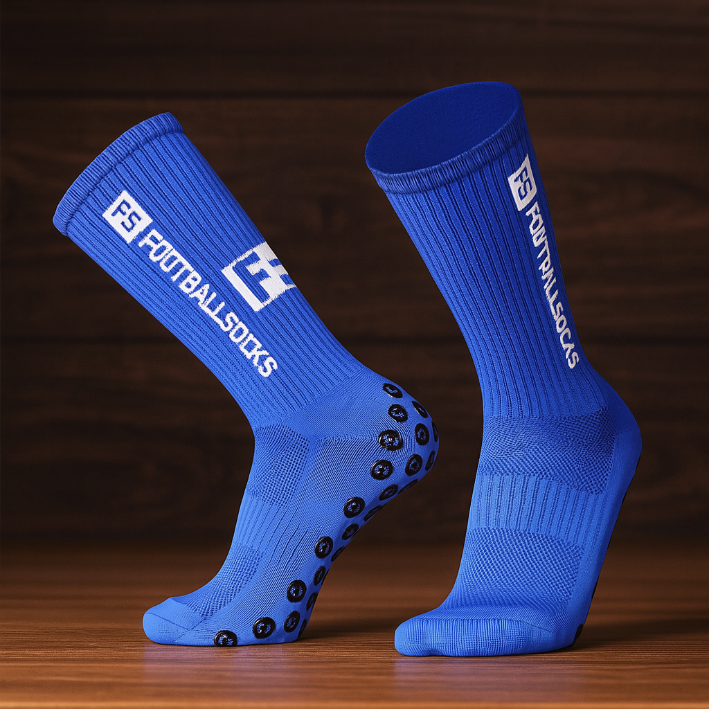 Grip Socken Fußball Produktbild blau