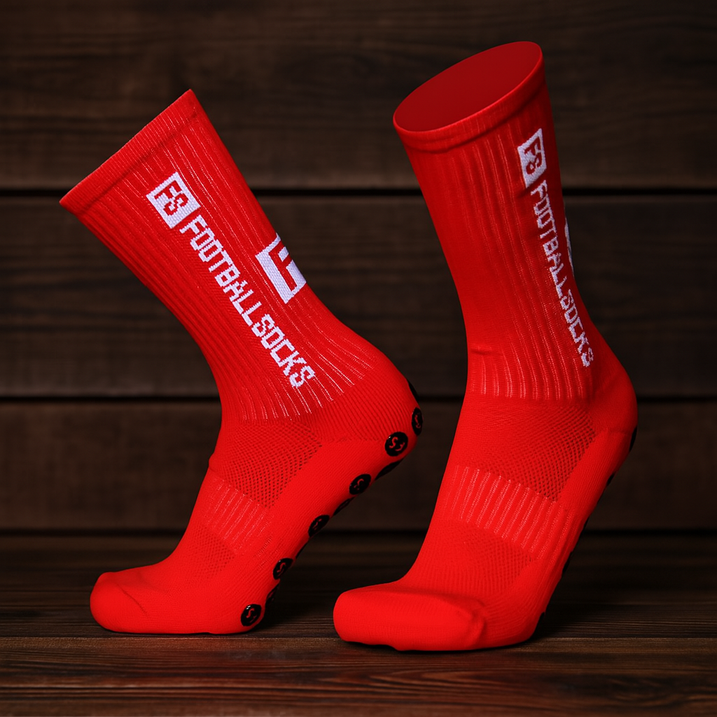 Grip Socken Fußball Produktbild rot