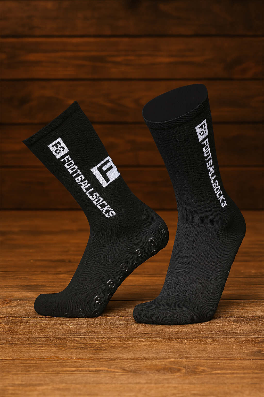 Grip Socken Fußball Produktbild schwarz