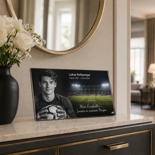 Personalisiertes Trauerbild mit deinem Wunschmotiv oder Foto - Ein bleibendes Geschenk