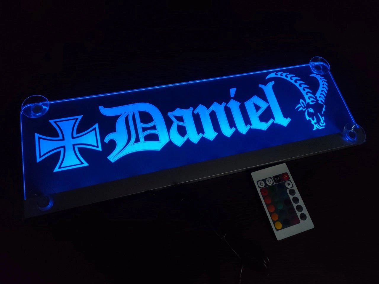 LKW Namensschilder beleuchtet mit LED Technik