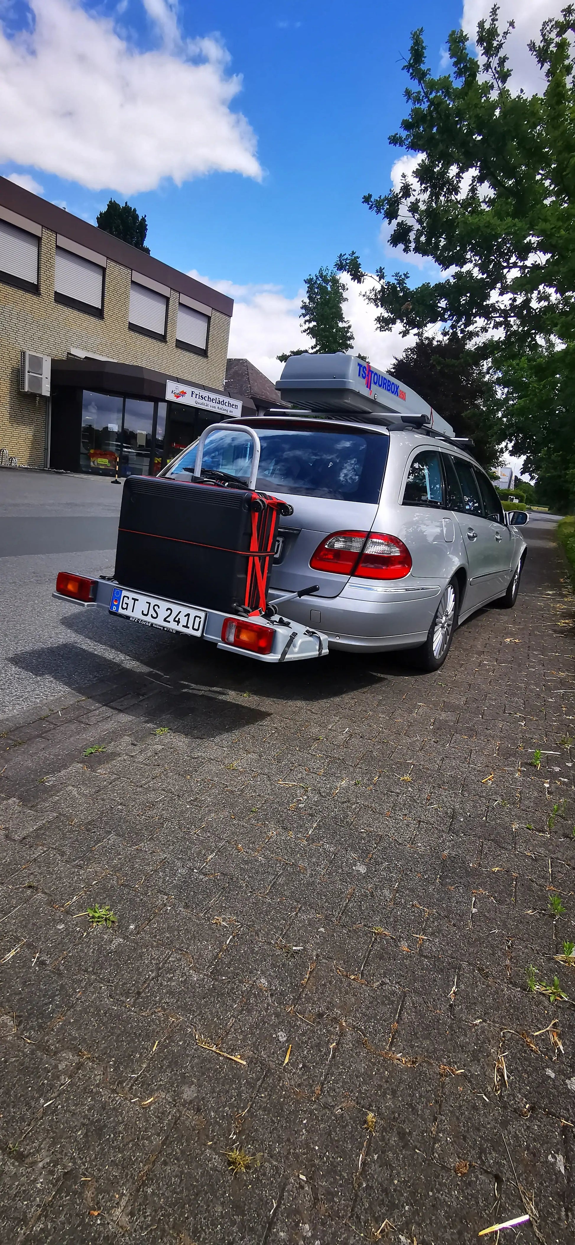 1x Autokennzeichen als Ersatz für Fahrrad- oder Gepäckträger