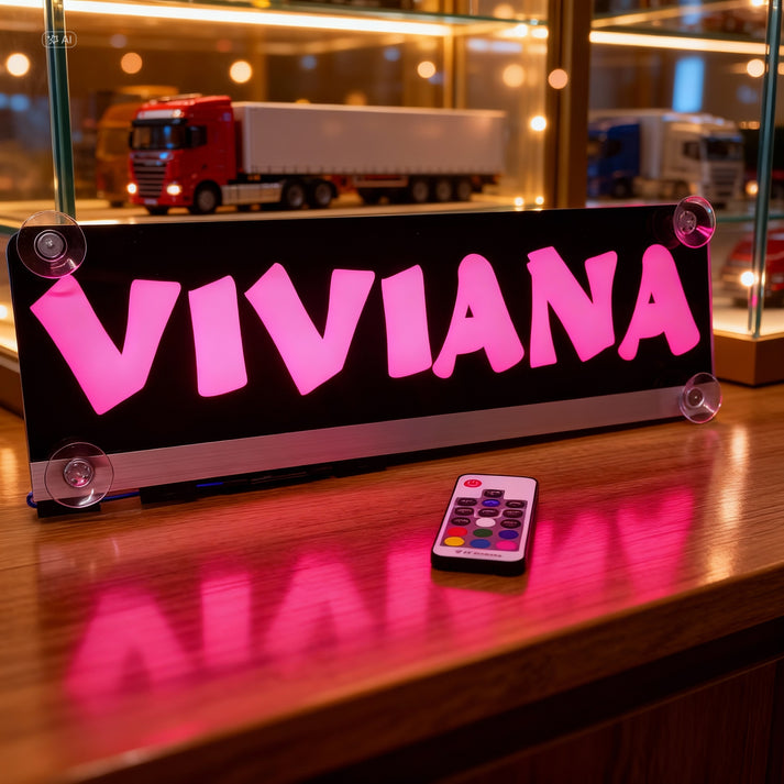 LED Namesschilder in PREMIUM Qualität von der SchilderQueen