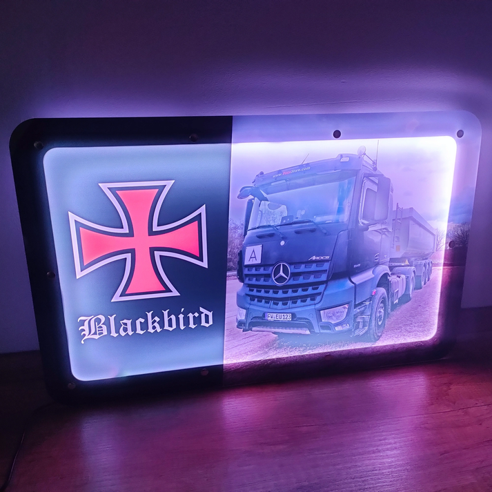 LED Wandbild personalisiert Ansicht 3
