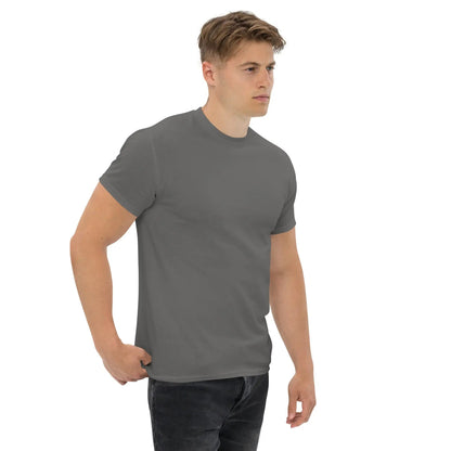 Klassisches Herren-T-Shirt für Möbler in Grau, aus 100 % Baumwolle, perfekter Sitz für modische Lagenlooks