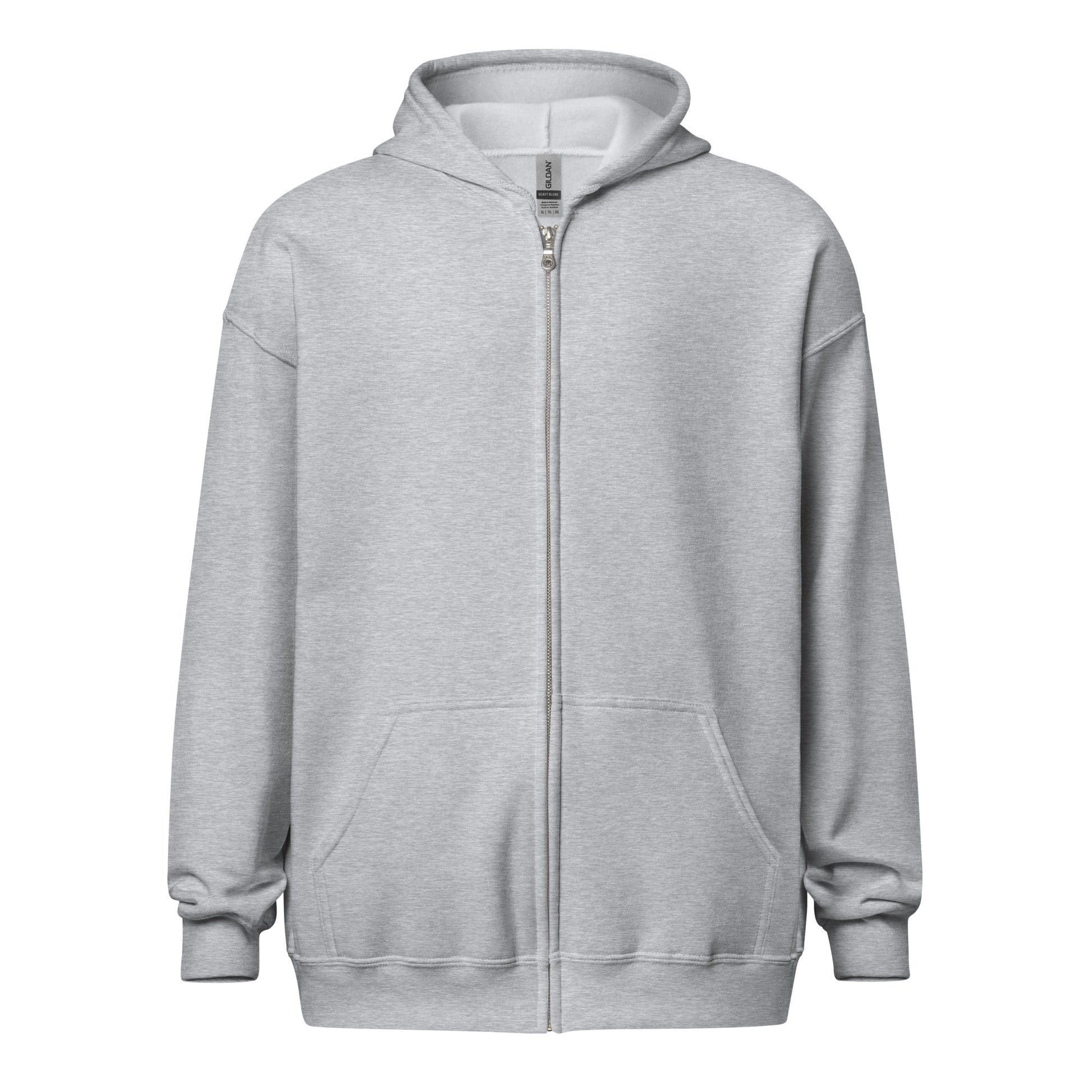 Christian Zipper "Endless Faith" Hoodie with metal zipper and fleece, Christliches Shirt