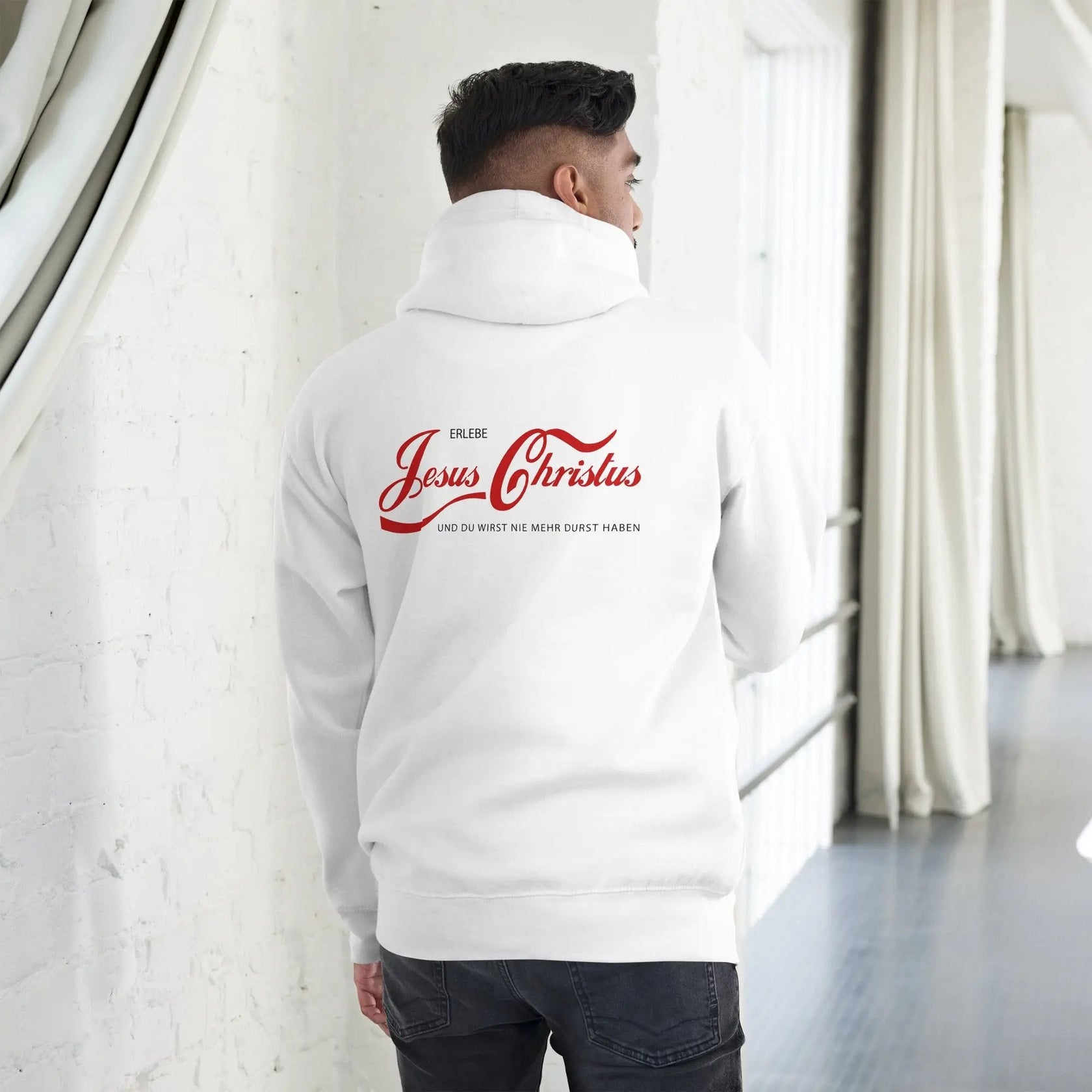 Erlebe Jesus Christus Hoodie