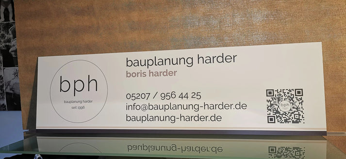 firmenlogo schild