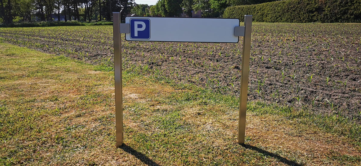 Parkplatzschild Arztpraxis Detail